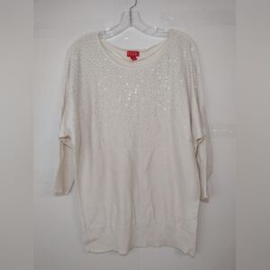 Elle Women's Ivory Blouse Size ( L )